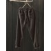 Women Corduroy Solid Simple Vintage Drawstring Elastic Waist Pants